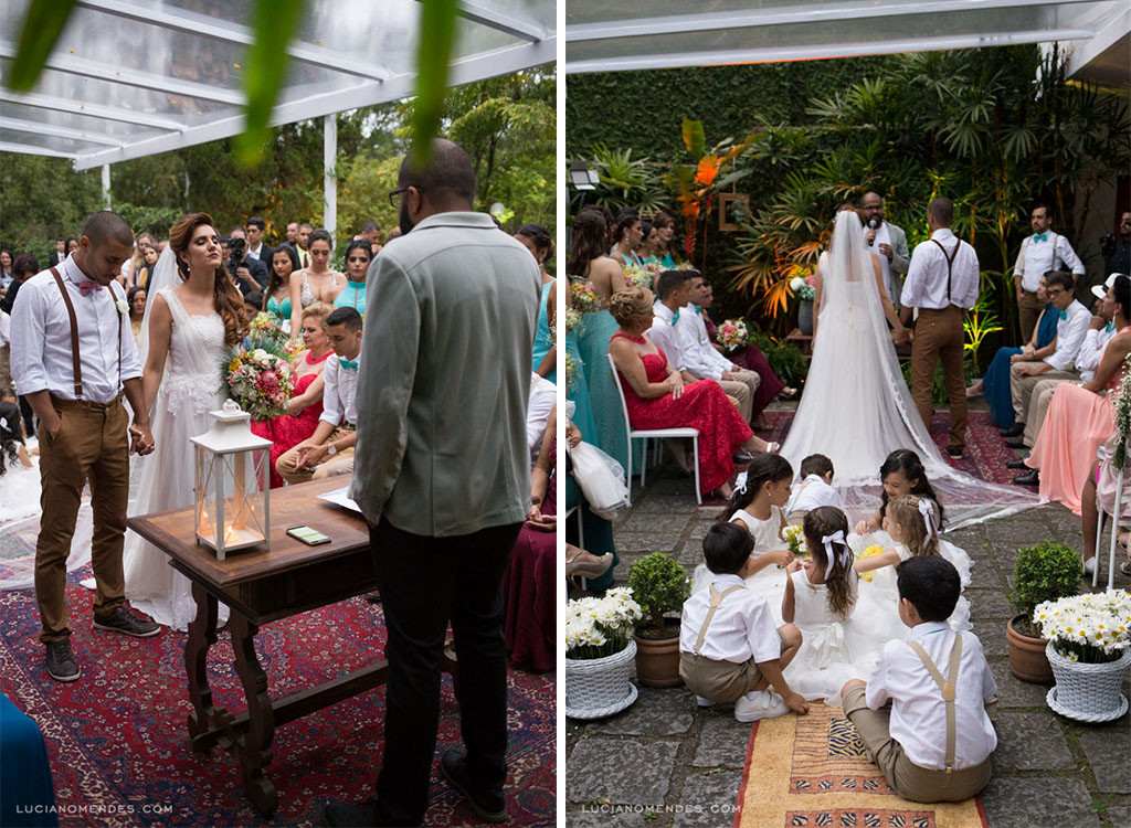 Fotografia de Cerimônia de Casamento no Espaço Athayde Fonseca RJ