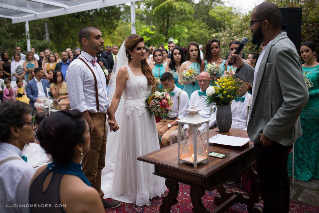 Fotografia de Cerimônia de Casamento no Espaço Athayde Fonseca RJ