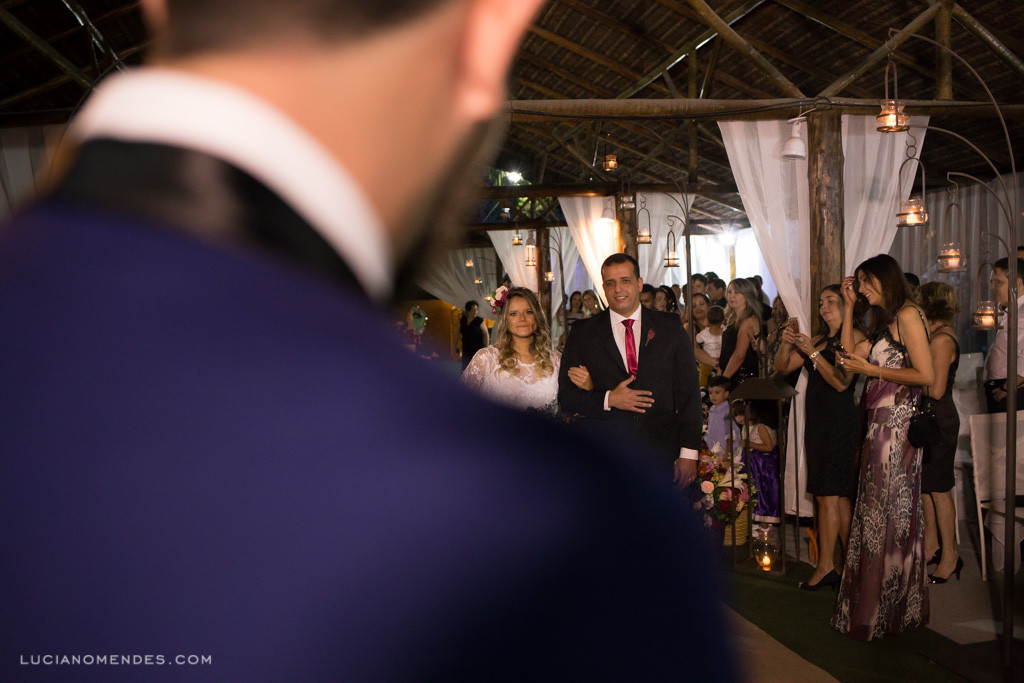 Fotografia de Casamento Cerimônia no Sítio La Lunna Eventos Rio de Janeiro RJ